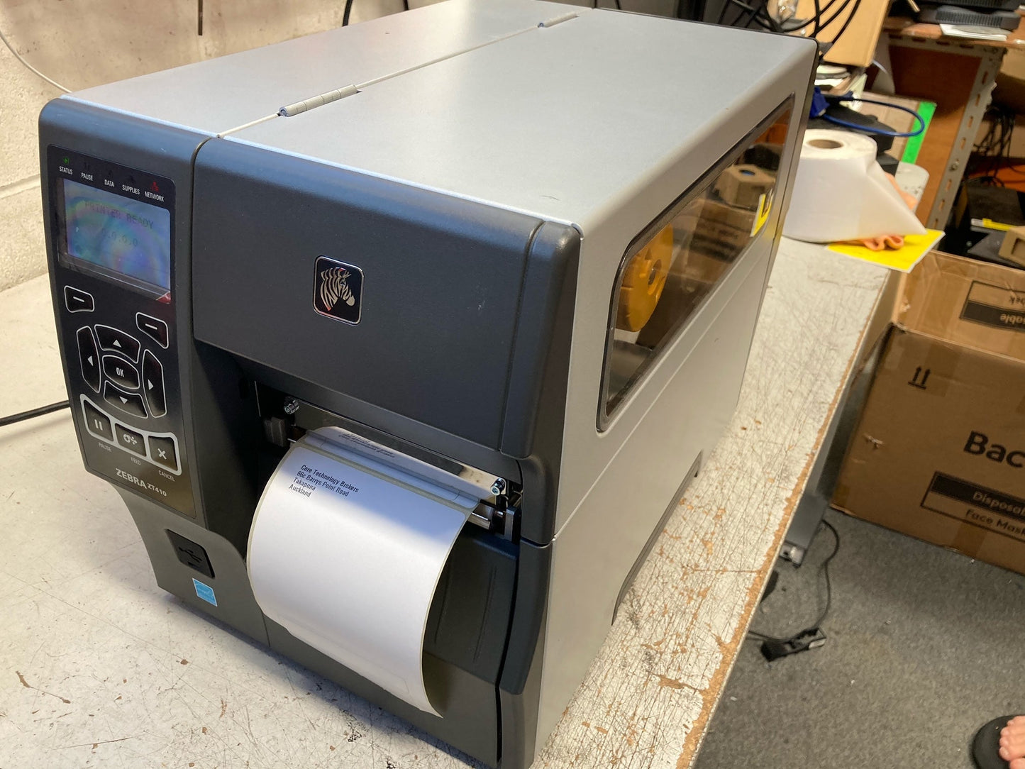 ZEBRA ZM400 Thermal Transfer Label Printer