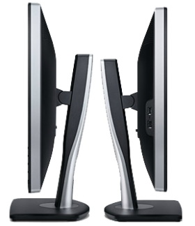 TWO monitors on a clamp, DELL Ultrasharp U2412MC 24" LED Monitor