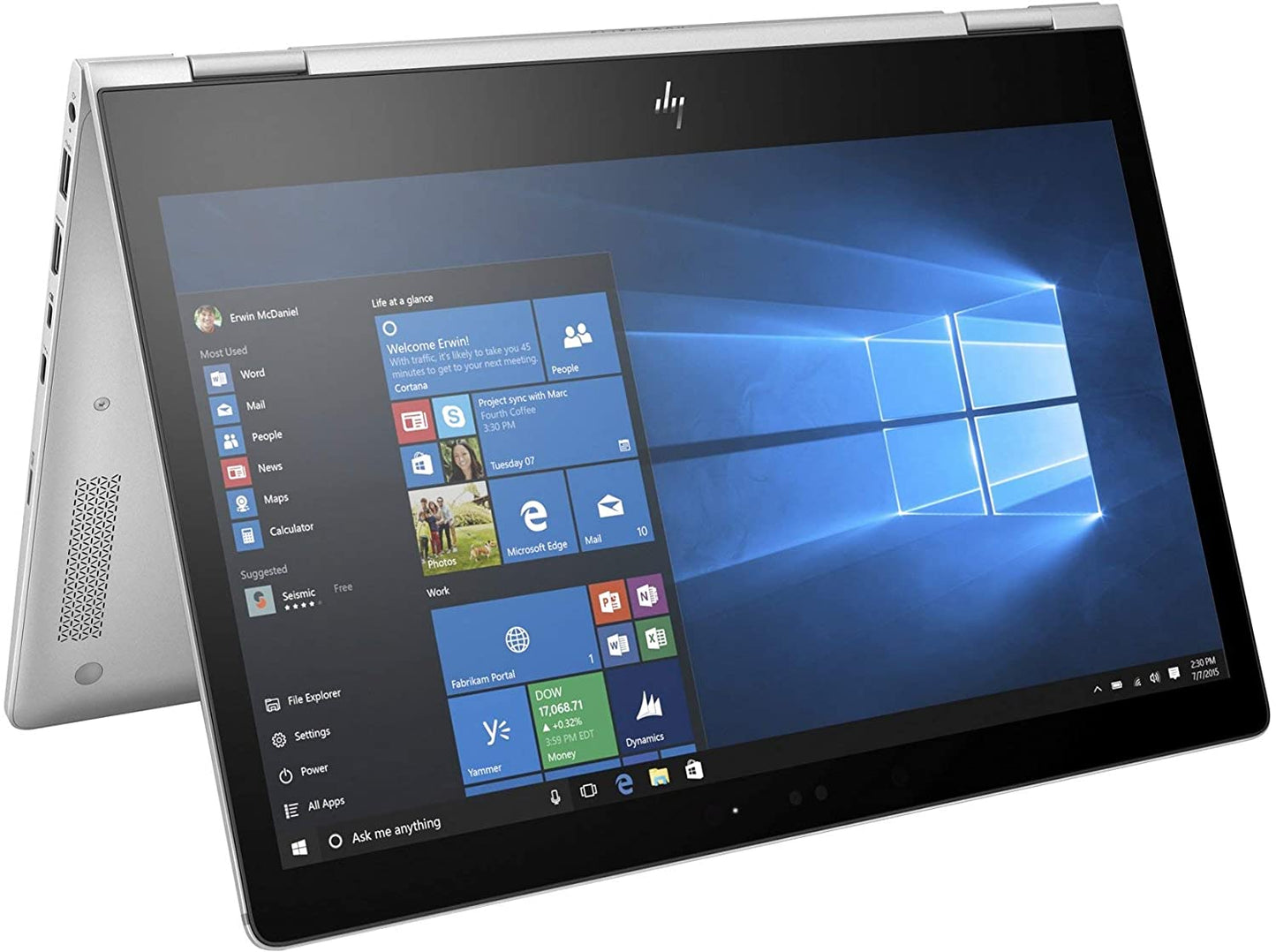 HP EliteBook x360 1030 13.3" Touchscreen. G2 7th gen I5