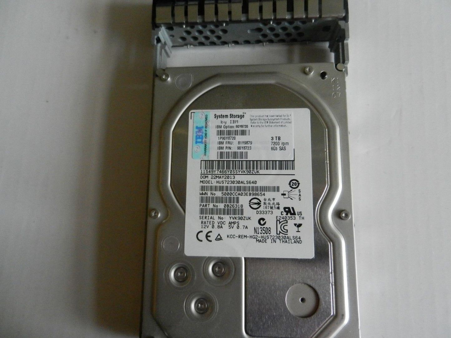 IBM EXP2512 storage enclosure with 12 x 3TB