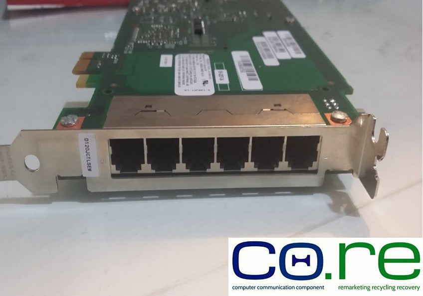 Dialogic D/120JCTLSEW 12 port analog telephony board for PCI-E