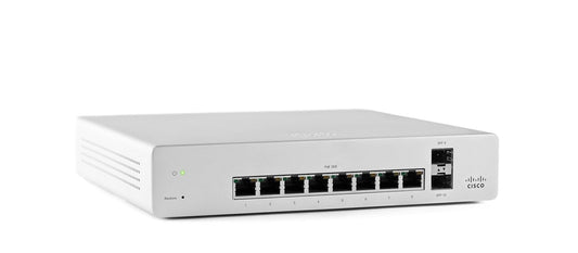 Meraki Cloud Managed MS220 Series 8 Port Gigabit PoE Switch