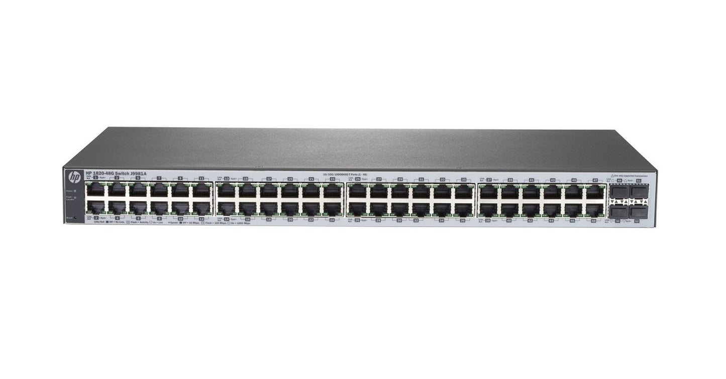 J9984 HP  OficeConnect Switch 1820-48G  POE+ 48 port